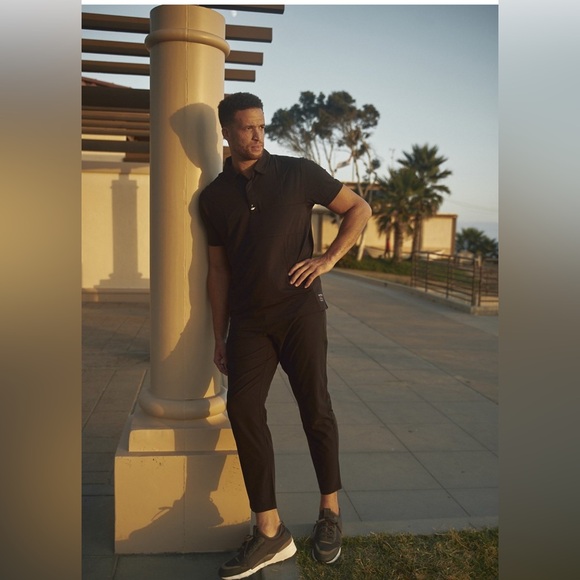 Fabletics The Only Pants Classic Fit Men’s Business Casual Black Size 34x32 - Picture 6 of 16